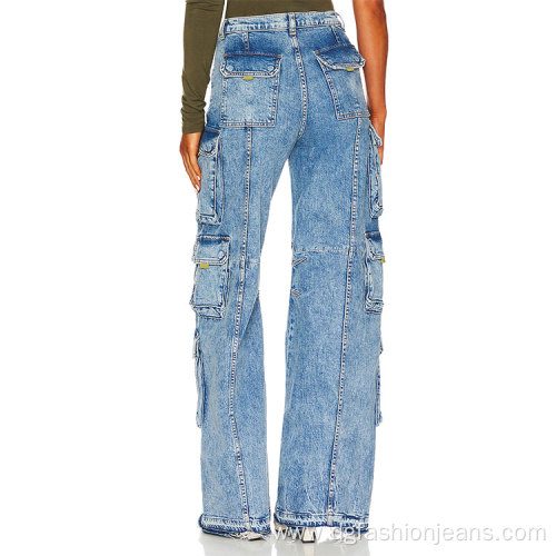 Street Relaxed Fit Distressed Graphic Women Jeans